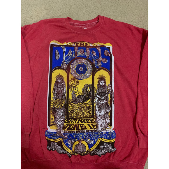 NWOT Urban Outfitters The Doors Blush Oversized Sweatshirt - Picture 2 of 4